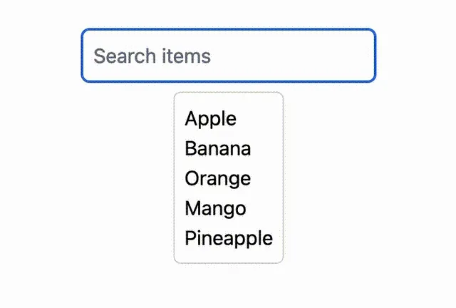 SearchList